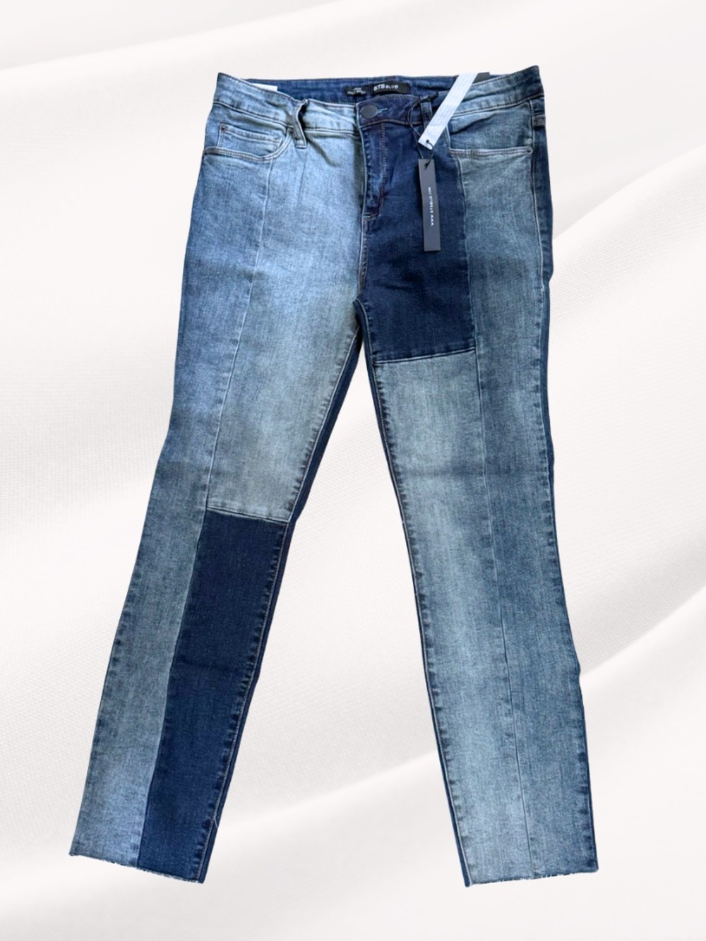 NWT STS Blue Piper Ankle Skinny Patchwork Jeans Size 31